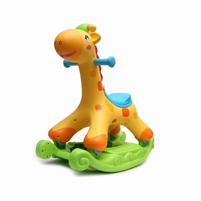 2 In 1 Rocking And Riding Giraffe  |  Walkers Gears Rockers