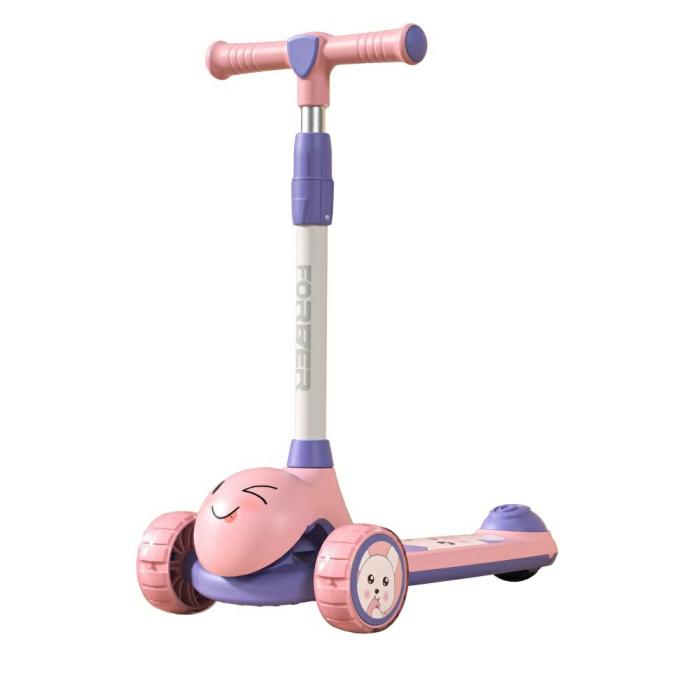 3 Wheel Scooty With Light & Music-Pink  |  Scooty And Cycles Gears Scooty And Cycles