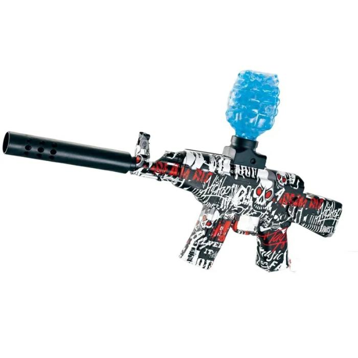 Automatic Gel Blaster Gun Camouflage With Silencer A-K47  |  Guns And Shooters Toys Guns And Shooters