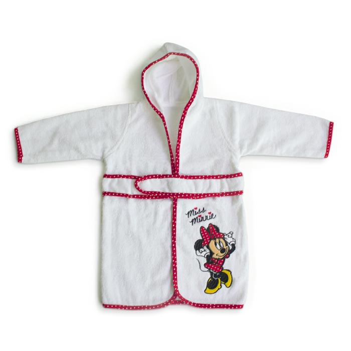 Bath Gown And Robe Miss Minnie Red And White  |  Towels Bath And Skin Towels