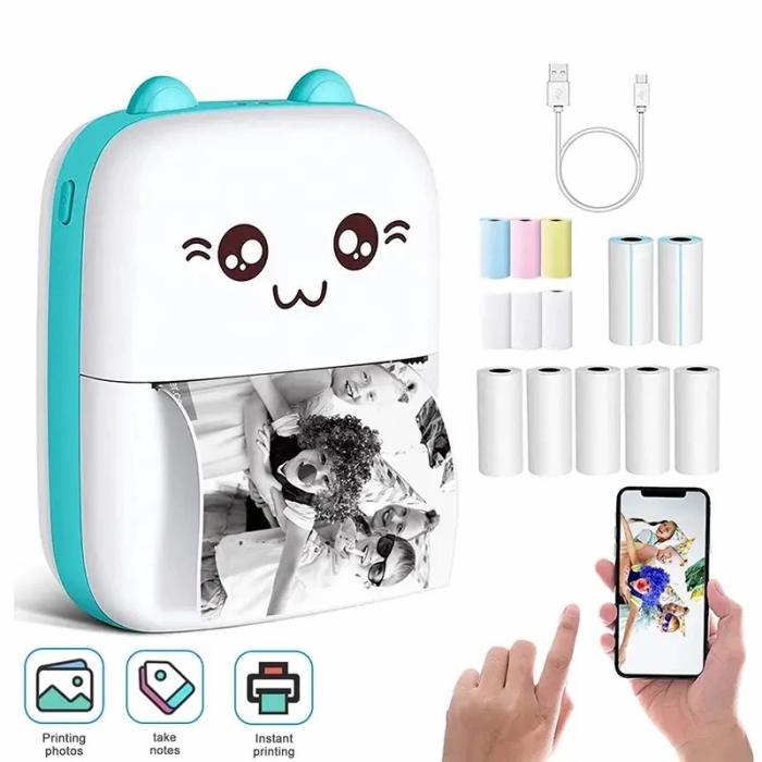 Buy Wireless Bluetooth Mini Photo Thermal Printer  |  Learning And Activity Toys Learning And Activity Toys Learning And Activity Toys