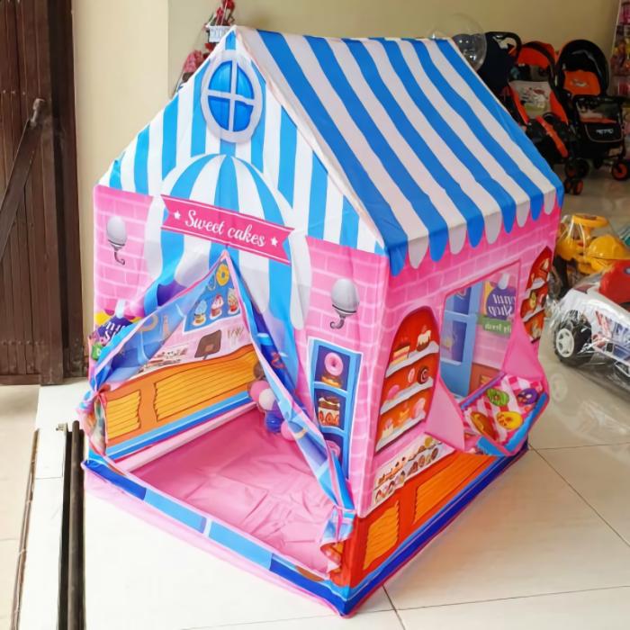 Candy Sweet Tent House With Window  |  Tent House Gears Tent House