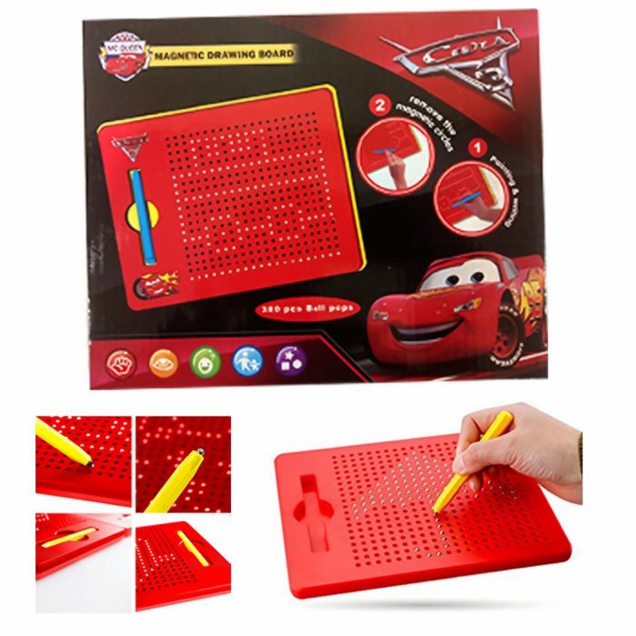 Cars Mcqueen Magnetic Drawing Board – 380 Pcs Ball Pops Medium  |  Learning And Activity Toys Learning And Activity Toys Learning And Activity Toys