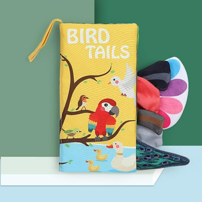 Cloth Book – Bird Tails  |  Learning And Activity Toys Learning And Activity Toys Learning And Activity Toys