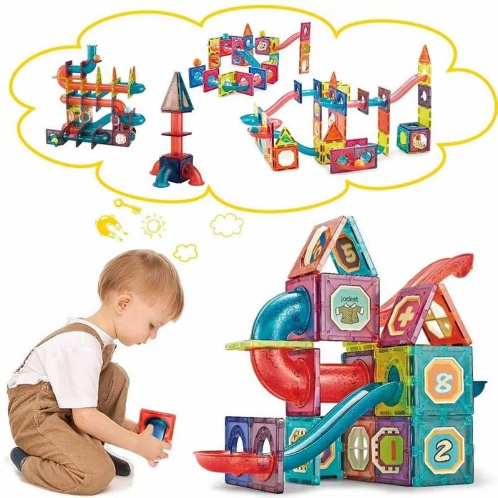 Diy Creative Magnetic Building Blocks – 72 Pieces  |  Building Blocks Building Blocks Building Blocks