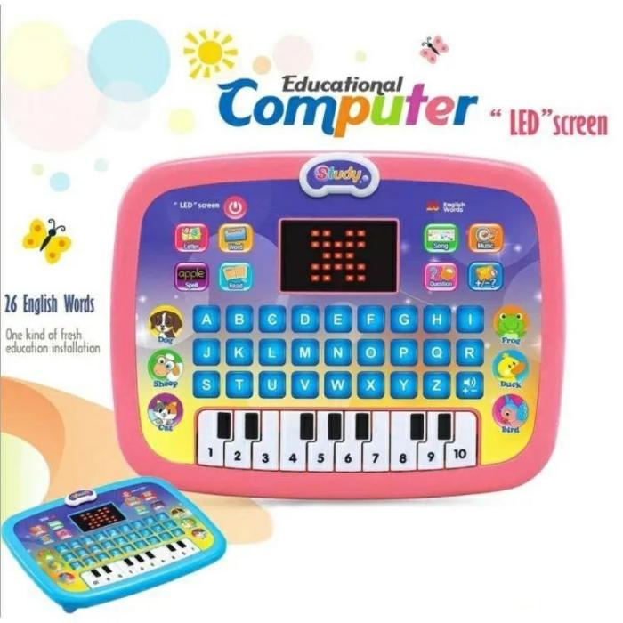 Educational Computer Learning Tablet With Led Screen  |  Musical Toys Musical Toys Musical Toys