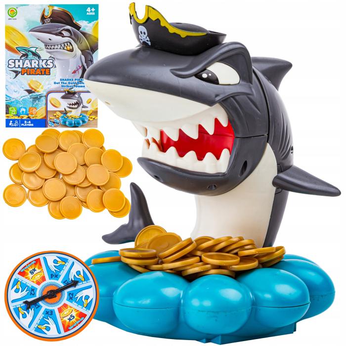 Furious Shark Pirate Board Game  |  Learning And Activity Toys Learning And Activity Toys Learning And Activity Toys