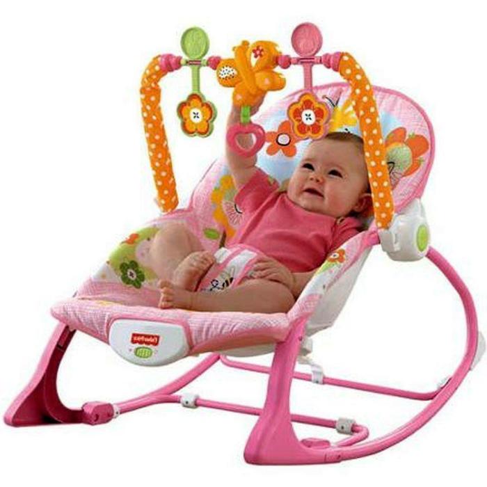 Infant To Toddler Rocker (Rocker And Chair) Pink  |  Rockers Gears Rockers