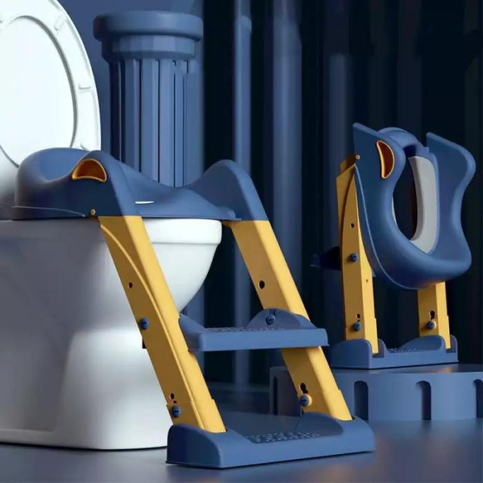 Infantes Toilet Ladder Potty Training Seat – Blue  |  Potty Seats Gears Potty Seats