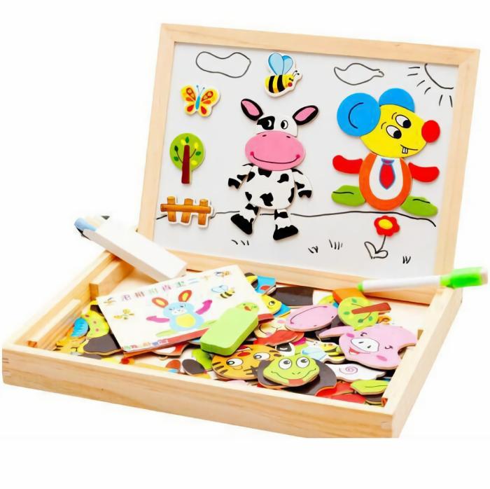 Intelligence Spell Music Series-Magnetic Puzzle Game  |  Wooden Learning Toys Toys Wooden Learning Toys