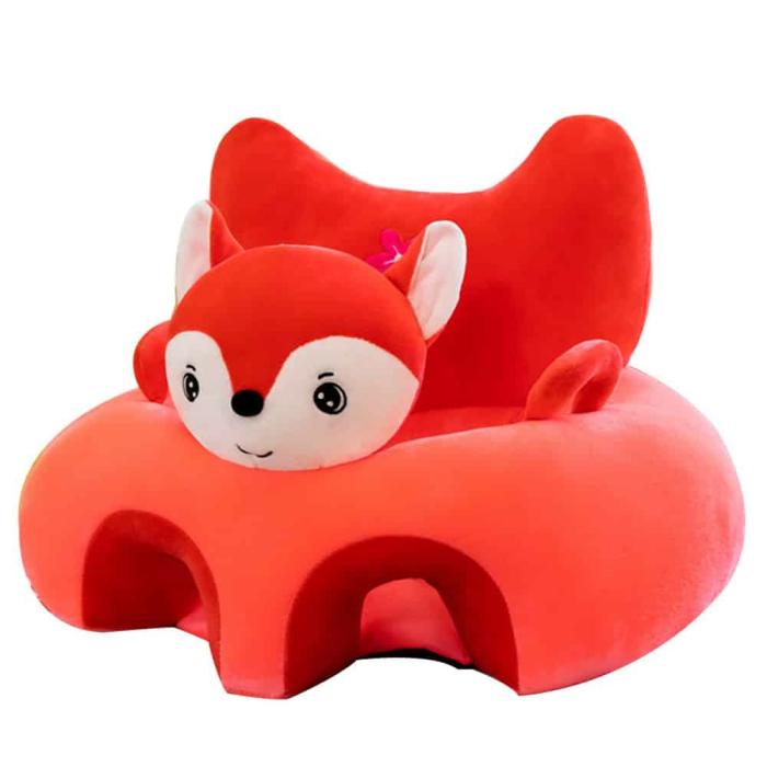 Learn To Sit With Back Support 3D Character Floor Seat Red Pink Fox  |  Floor Seats & Sofa Seats Floor Seats & Sofa Seats Floor Seats & Sofa Seats