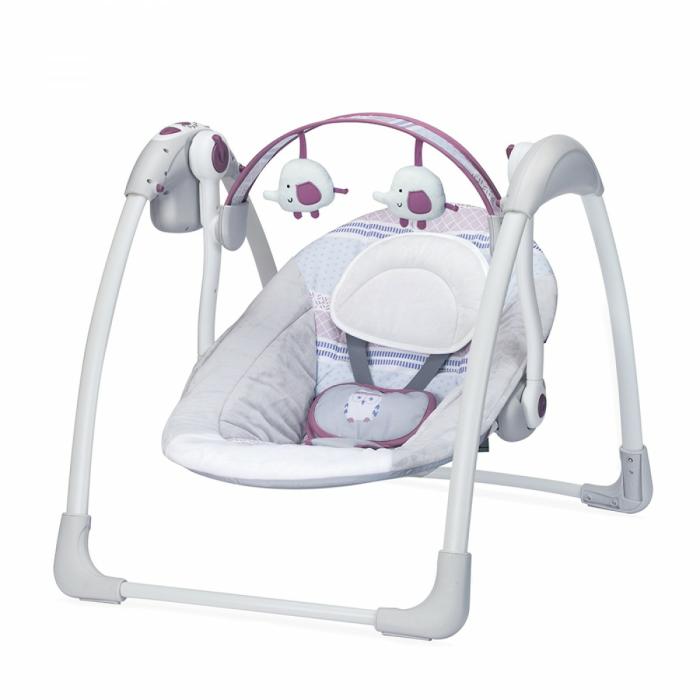 Mastela Deluxe Swing-Silver Gray  |  Swing Gears Swing