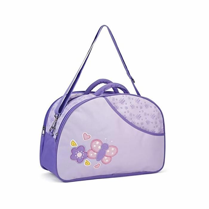 Offspring Outing Mama Shoulder Diaper Bag Purple  |  Diaper Bag Set Diaper Backpacks Diaper Backpacks