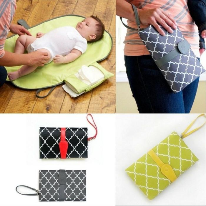 Portable Diaper Changing Clutch/Sheet  |  Changing Sheets Changing Sheets Acid Green