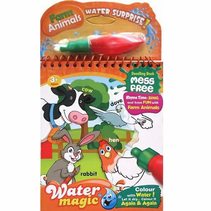 Reusable Magic Water Doodle Painting Drawing Book Farm Animals  |  Learning And Activity Toys Learning And Activity Toys Learning And Activity Toys