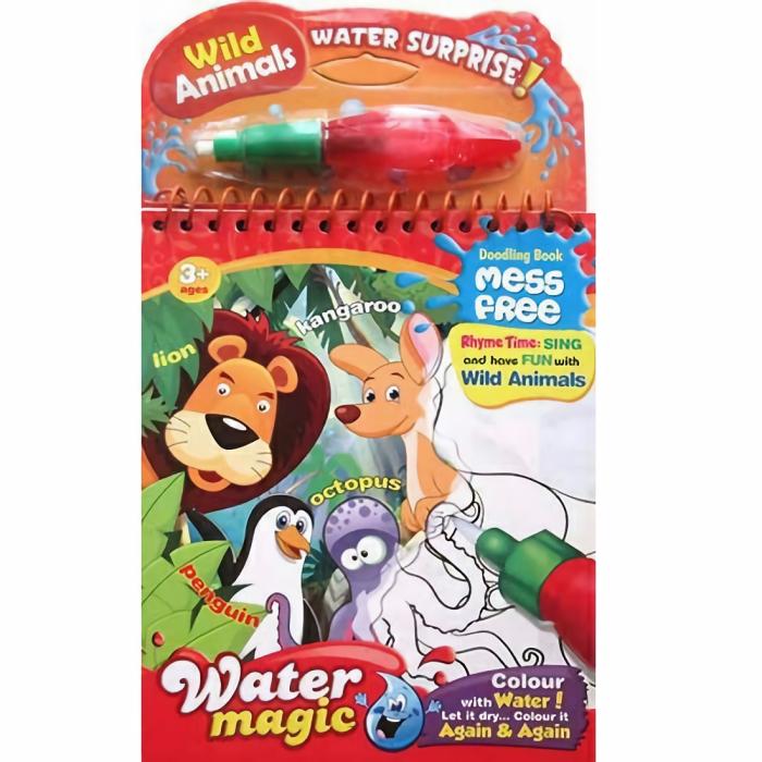 Reusable Magic Water Doodle Painting Drawing Book Wild Animals  |  Learning And Activity Toys Learning And Activity Toys Learning And Activity Toys