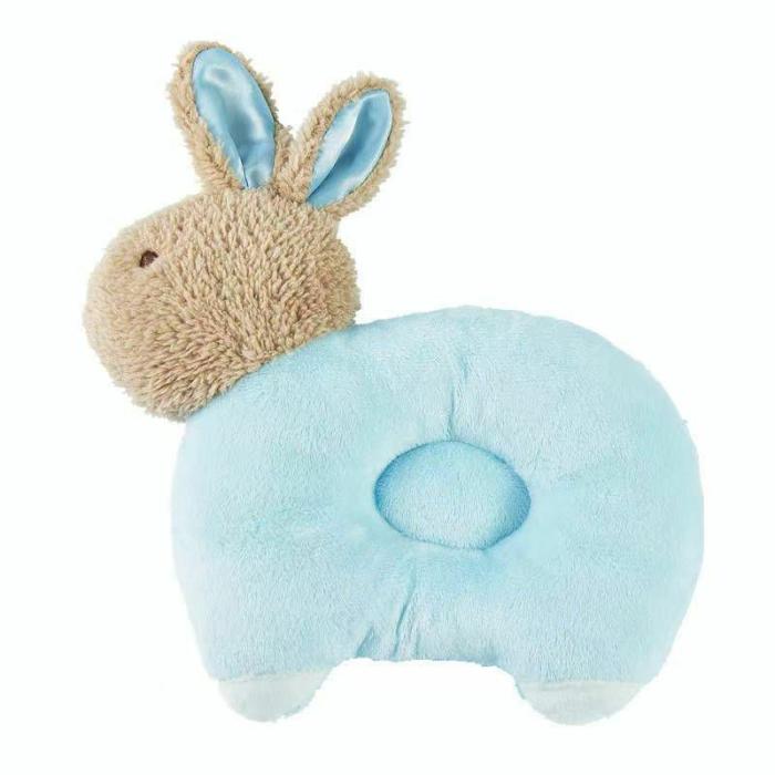 Round Head Pillow – Rabbit – Blue  |  Pillow And Blanket Pillow And Blanket Pillow And Blanket