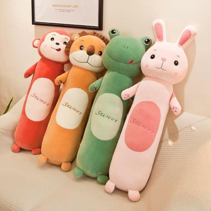 Soft Cute Cartoon Plush Cylindrical Cuddling Pillow  |  Pillow And Blanket Pillow And Blanket Pillow And Blanket