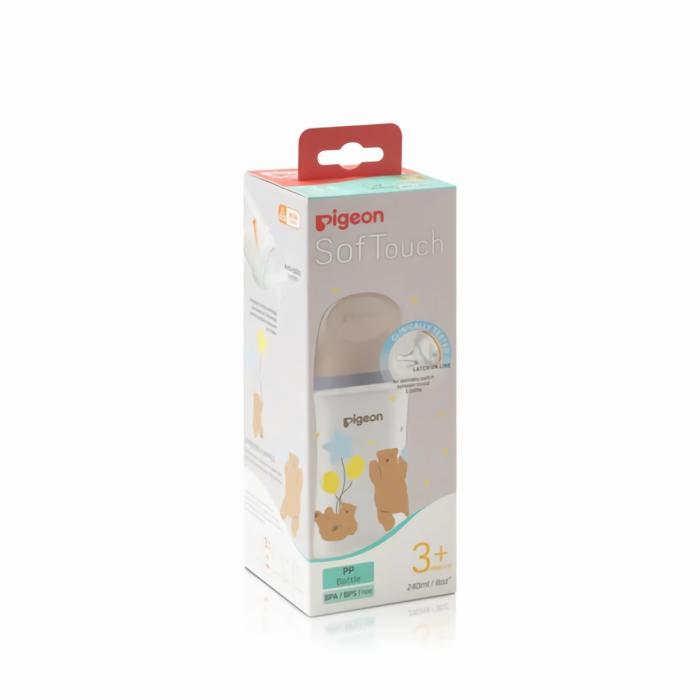 Softouch 3 Wn Feeder Pp 240Ml Bear  |  Feeding Bottles Feeding Bottles Feeding Bottles