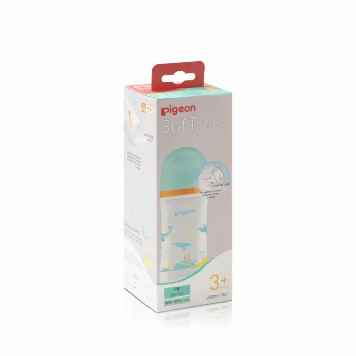 Softouch 3 Wn Feeder Pp 240Ml Dolphin  |  Feeding Bottles Feeding Bottles Feeding Bottles