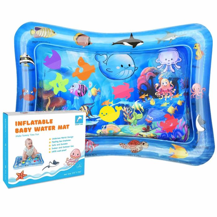 Tummy Time Water Play Mat  |  Jumper Gears Jumper