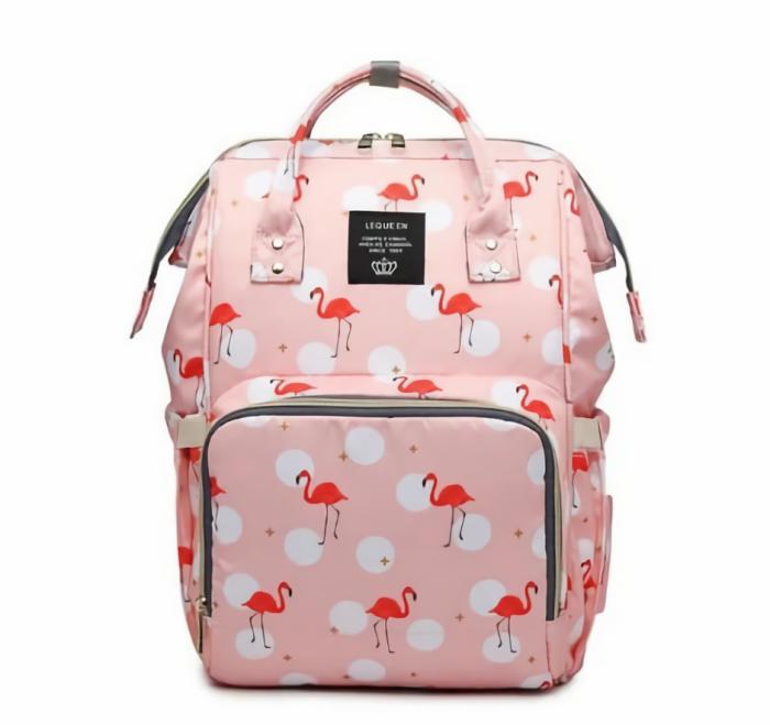 Water Proof Travel Diaper Bag Pack Flamingo Pink  |  Diaper Backpacks Diaper Backpacks Diaper Backpacks