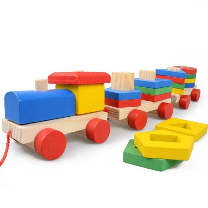 Wooden Shape Sorter Train  |  Wooden Learning Toys Toys Wooden Learning Toys